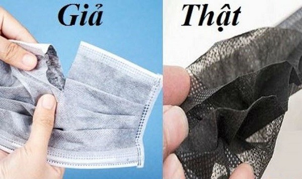 Khẩu trang y tế thật và giả
