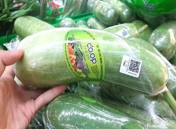 Rau củ quả sử dụng truy xuất nguồn gốc đang được đón nhận?